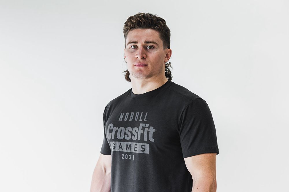 NOBULL Majice Muške - Nobull Crossfit Games® 2021 Crne (230715-BNG)